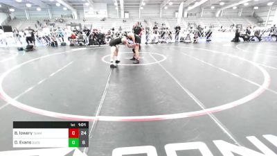 160 lbs Semifinal - Bryce Lowery, Team Kong United vs Dylan Evans, Quest School Of Wrestling Gold
