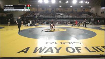 132 lbs Quarterfinal - Jake Tamai, Mount Saint Joseph vs Jaxon Lane, McCallie School