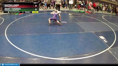 70 lbs Cons. Round 1 - Daxton Landis, Southern Utah Elite vs Brody Vuksinick, Timpanogos Wrestling