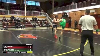 165 lbs Semifinal - Caleb Marx, Snow vs Jaden Lopez, Big Bend Community College