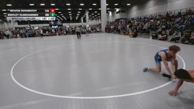 120 lbs Champ. Rd Of 128 - Behzod Rakhmatov, Texas vs Bentley Klinkhammer, Heartland Wrestling Academy