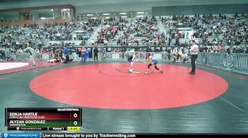 75 lbs Quarterfinal - Alyzah Gonzalez, Washington vs Sonja Hartle, Steelclaw Wrestling Club