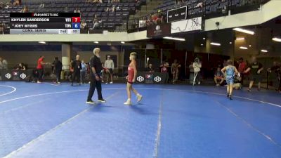 96 lbs Cons. Semis - Aviyahn Mills, Treehouse Wrestling vs Jace Barnes, Team Donahoe