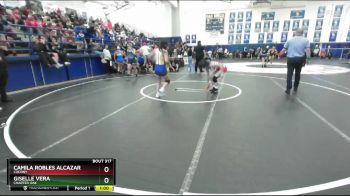 105 lbs Cons. Round 3 - Giselle Vera, Charter Oak vs Camila Robles Alcazar, Colony