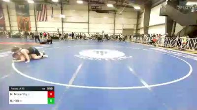 230 lbs Round Of 32 - Max Mccarthy, NY vs Hunter Hall, NC