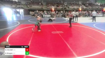 62 lbs Quarterfinal - Brock Buchholz, Ridge WC vs Gage Hall, Woodland Park Jr WC