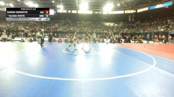 140 lbs Champ. Round 1 - Eliana White, Emmett vs Sabina Bennetts, Challis