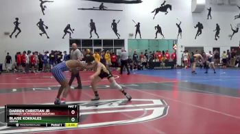 141 Freshman/Soph Champ. Round 1 - Darren Christian Jr, University Of Pittsburgh-Bradford vs Blaise Kokkales, Adrian