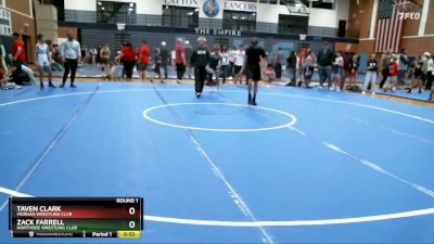 112-125 lbs Round 1 - Taven Clark, Morgan Wrestling Club vs Zack Farrell, Northside Wrestling Club