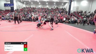 115 lbs Rr Rnd 3 - Cara Prock, Warner Eagles Youth Wrestling vs Josie Penn, Chandler Takedown Club