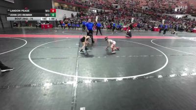70 lbs 1st Place Match - John (jv) Reimer, Team Nazar Training Center vs Landon Pease, Team Nazar Training Center