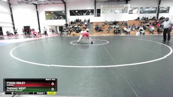 157 lbs Semifinal - Tyson Nisley, Wabash vs Thomas West, Baldwin Wallace