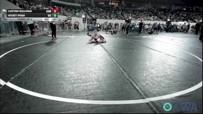 55 lbs Consi Of 4 - Luxton Sullivan, Cowboy Wrestling Club vs Wyatt Pugh, Viking Wrestling Club