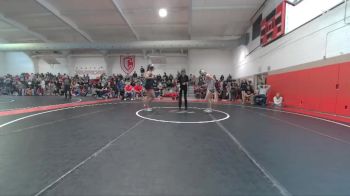 145 lbs Quarterfinal - Kyzie Potter, Bear River vs Amanaki George, Steamboat Springs