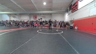 145 lbs Quarterfinal - Kyzie Potter, Bear River vs Amanaki George, Steamboat Springs