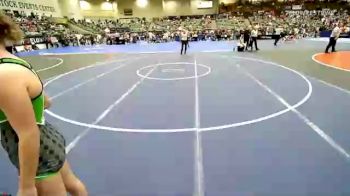 127 lbs Quarterfinal - Kadence James, Salem Elite Mat Club vs Makenzie Shaw, Swamp Monsters