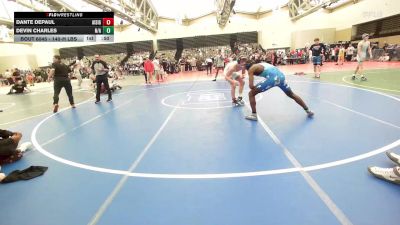 140-H lbs Consi Of 8 #1 - Dante DePaul, All I See Is Gold Academy vs Devin Charles, N/A
