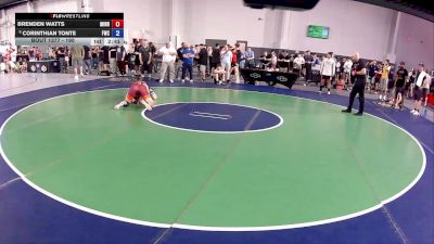 190 lbs Champ. Round 1 - Brenden Watts, Minnesota vs Corinthian Tonte, Franklin Wrestling Club