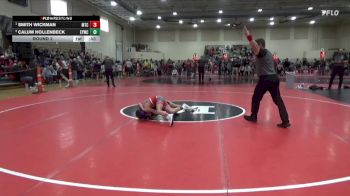 75 lbs Round 2 - Smith Wickman, Maverick Training Center vs Calum Hollenbeck, Edina Youth Wrestling Club