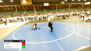 130 lbs Quarterfinal - Liam Vigil, New Mexico Punishers vs Zaydin Daricek, Top Fuelers Wrestling