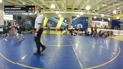 165 lbs Round 3 (8 Team) - Wyatt Overstreet, Stampeders vs Konstantin Khaspekian, Braves WC