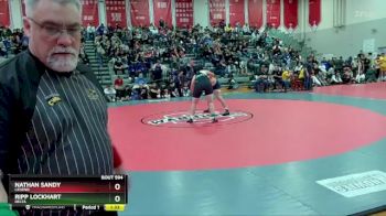 215 lbs Semifinal - Ripp Lockhart, Delta vs Nathan Sandy, Legend