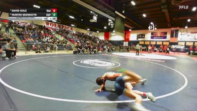 126 lbs Quarterfinal - David Golz, Trabuco Hills vs Hunter Besneatte, Chaparral