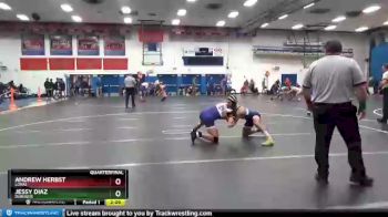 157 lbs Quarterfinal - Jessy Diaz, Dubuque vs Andrew Herbst, Loras