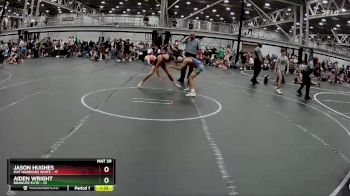 100 lbs Placement (4 Team) - Jason Hughes, Mat Warriors White vs Aiden Wright, Brawler Elite