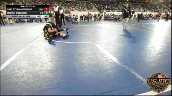 92 lbs Consi Of 16 #2 - Oakley Blankenship, Prodigy Elite Wrestling vs Jasper Coleman, Elgin Wrestling