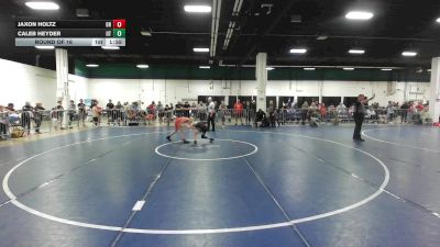 85 lbs Round Of 16 - Jaxon Holtz, OH vs Caleb Heyder, UT