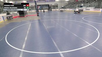 Junior Girls - 115 lbs Champ. Round 1 - Briana Velasquez, Excalibur Wrestling Club vs Phoenix Fure, Minnesota