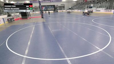 Junior Girls - 115 lbs Champ. Round 1 - Briana Velasquez, Excalibur Wrestling Club vs Phoenix Fure, Minnesota