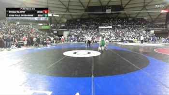 Boys 4A 190 lbs Champ. Round 2 - Ethan Harvey, Mead vs John Paul Workman, Richland