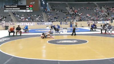 107 lbs Cons. Round 2 - Hera Alojado, Central Hardin vs Aaliyah Bronger, Fern Creek