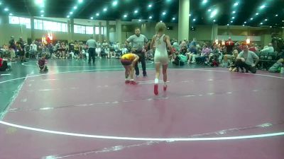 70 lbs Round 2 (4 Team) - Alaina Gilbert, Alabama Elite Misfits vs Sascha Trujillo, BMM Rodeo