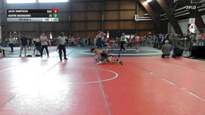 140 lbs Rr Rnd 2 - Jack Simpson, Black Fox vs Gavin Mangano, Kd