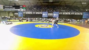 Boys 3A 144 lbs Cons. Round 4 - Carson Diaz, Kentlake vs Lincoln Kuttner, Shadle Park