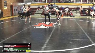 141 lbs Cons. Semi - Scout Nash, Umpqua Community College vs Ethan Boulton, North Idaho College