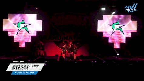 CheerForce San Diego - Insidious [2025 L1.1 Youth - PREP Day 1] 2025 Spirit Sports Grand Nationals