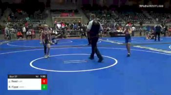 76 lbs Quarterfinal - Jace Reed, Lions Wrestling Academy vs Revin Fipps, Cowboy WC