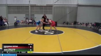 200 lbs Round 1 (8 Team) - Savannah Sistad, Iowa vs Kami Senlycki, Minnesota Storm