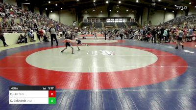 45 lbs Semifinal - Colton Hill, Teknique Wrestling vs Cannon Eckhardt, East Jackson Takedown Club