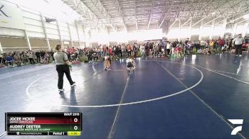 90 lbs Quarterfinal - Audrey Deeter, Sanderson Wrestling Academy vs Jocee McKee, Uintah Wrestling