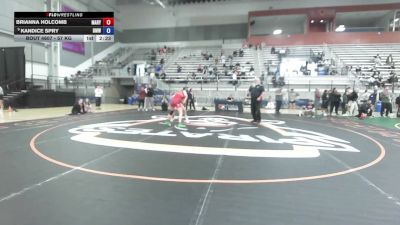 57 kg Cons. Sub-semis - Brianna Holcomb, Maryland vs Kandice Spry, Beast Mode Wrestling