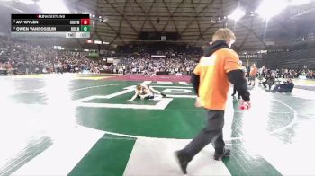 Boys 3A 138 lbs Cons. Round 6 - Owen VanRossum, Ridgeline vs Avi Wylen, Shorecrest