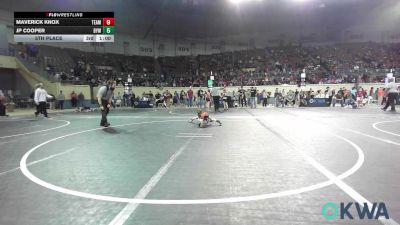 46 lbs Quarterfinal - Brooks Wood, Husky WC vs Barrett Smith, Owasso Takedown Club