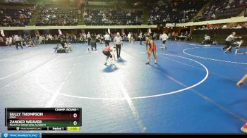 160 lbs Champ. Round 1 - Sully Thompson, Iowa vs Zander Weaver, Pack732 Wrestling Academy