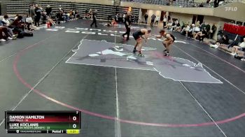 160 lbs Round 3 (4 Team) - Luke Koclanis, Arlington Heights (Hersey) vs Damion Hamilton, Post Falls