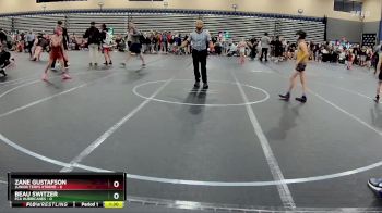 72 lbs Round 2 (8 Team) - Beau Switzer, FCA Hurricanes vs Zane Gustafson, Junior Terps Xtreme
